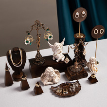 飾品展示架 珠寶陳列道具商用店鋪輕奢擺件耳環項鏈架子首飾托盤