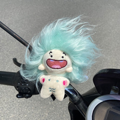 Electric vehicle accessories & mini ornaments: 2023 new trendy "Missing Teeth" cotton dolls featuring the 12 zodiac signs