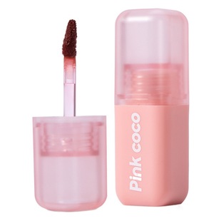 Pinkcoco Pink Pier Lip Glaze Gentle Milk Tea Low Saturated Matte Lip Mud Student Party Plain White Lipstick