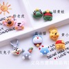 Cartoon resin, accessory with accessories, children's hair rope, hairgrip, set, strawberry, handmade, elephant