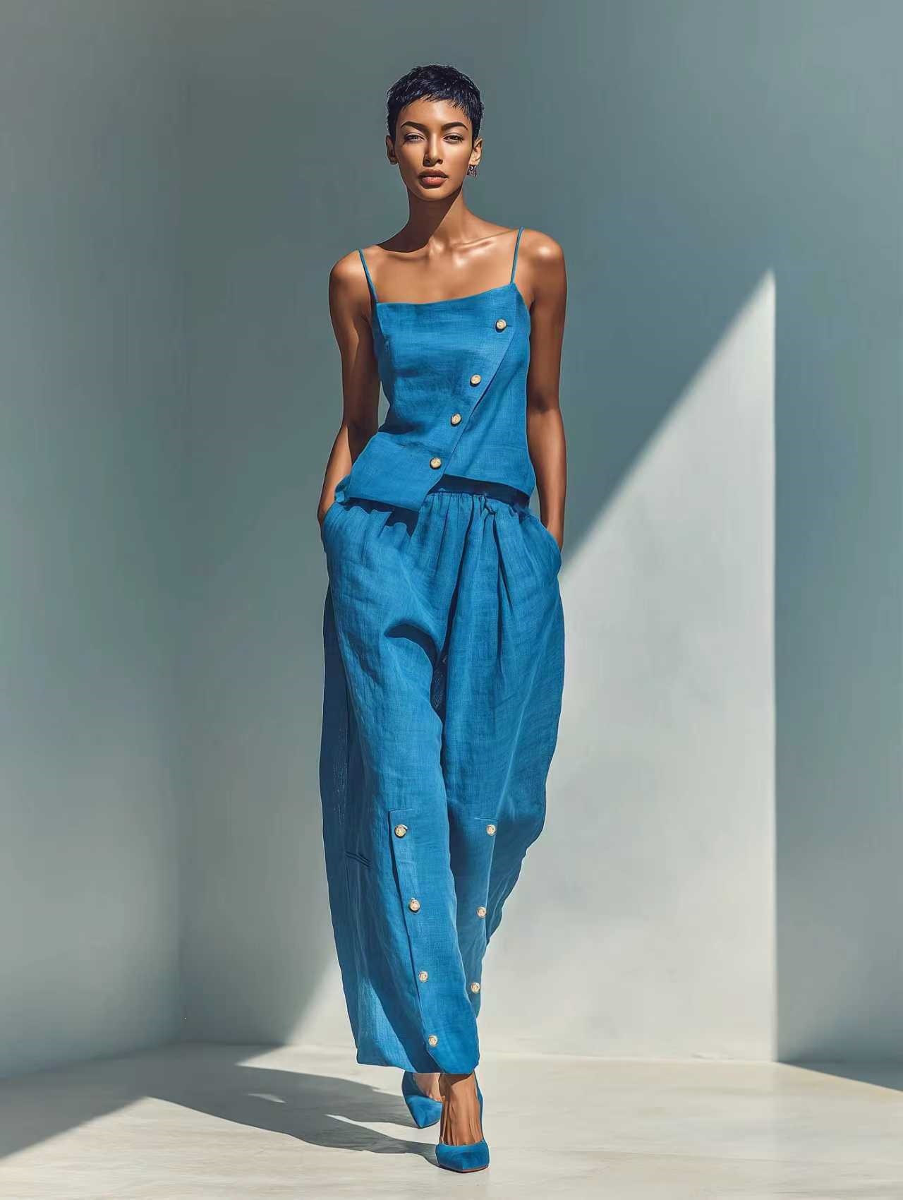 Women's 2 Piece Designer Style Set – Chic Casual Summer Outfit 2026_ecoleips.com