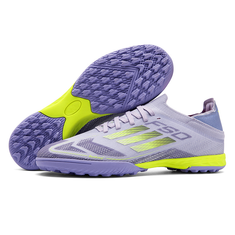 2025 nuevos zapatos de fútbol de césped de clavos largos transfronterizos jóvenes estudiantes de moda hombres y mujeres fábrica baja al por mayor