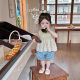 Cutemily Summer Baby Girl's Lel Knitted Top Women's Cotton Hollow-out Embroidered Lace Contrast Thin Vest