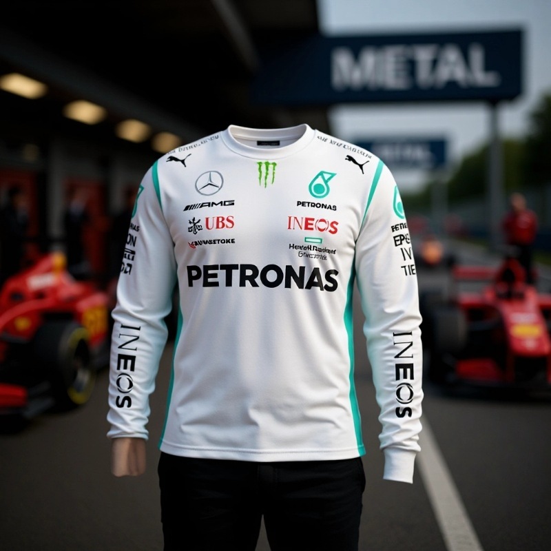 New F1 Racing Long-Sleeved T-Shirt Motorcycle Clothing Off-Road Breathable Quick-Drying Round Neck Short-Sleeved Sportswear Top Export