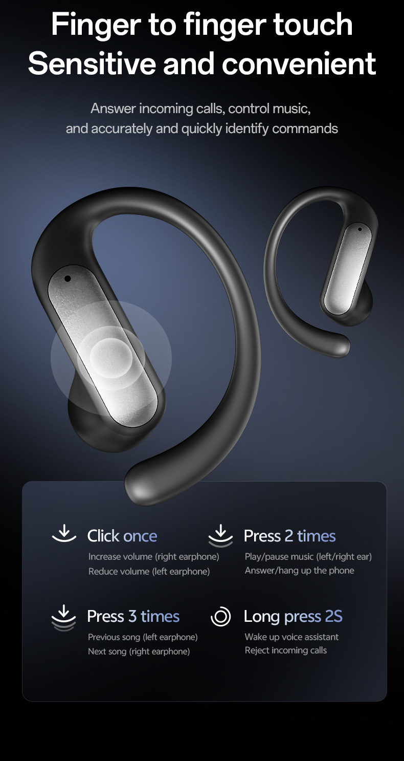 Sınır ötesi Amazon popüler M134 dijital ekranlı kulak üstü kulaklıklar özel model, yüksek görünümlü, uzun ömürlü kablosuz Bluetooth kulaklıklar