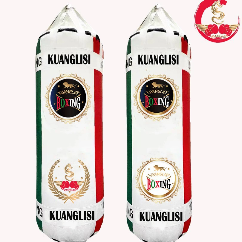 Тайский боксерский мешок с песком из микрофибры Подвесной боевой Муай Тай Санда Боевой Твердый мешок с песком Тренировочный мешок с песком