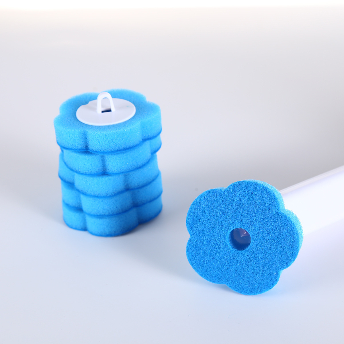 Disposable toilet, wall plastic set, brush