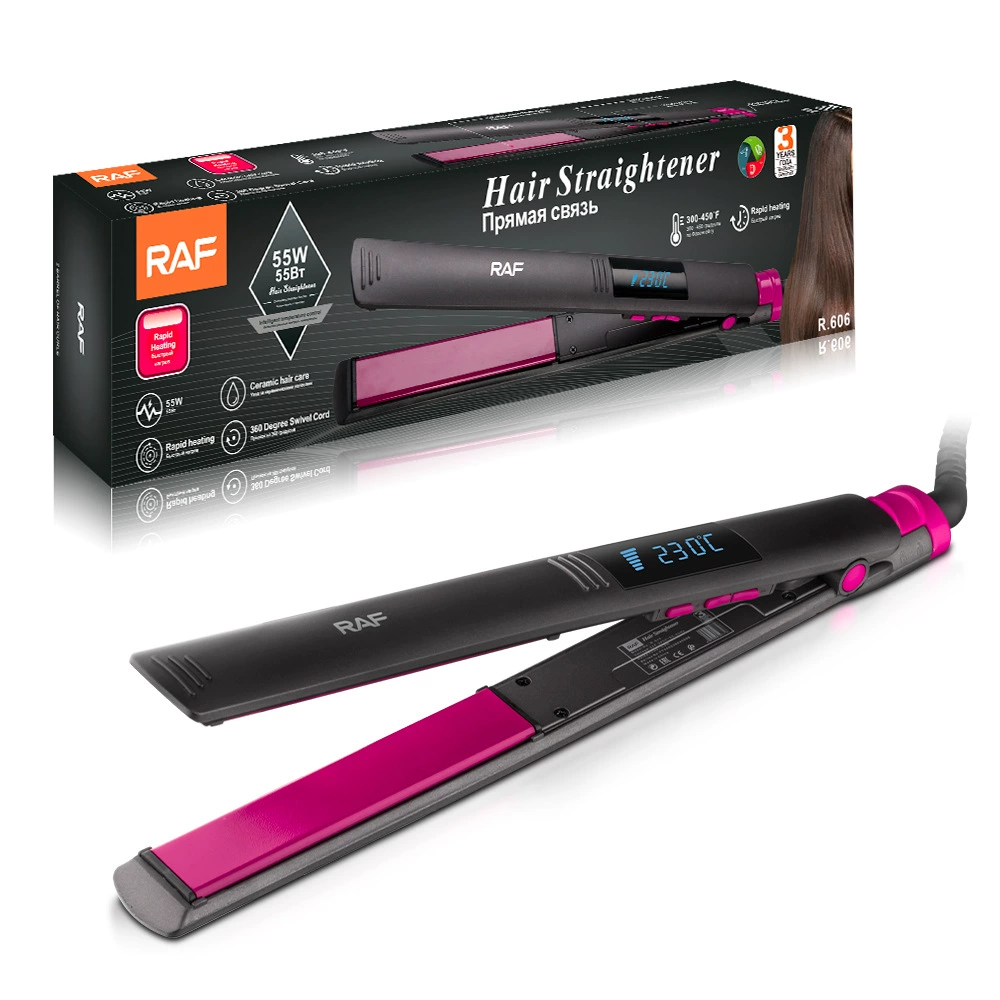 RAF Европейский регуляторный кросс-бордер прямого типа нагревательная фанера жидкокристаллический портативный длинно-волосый бытовой пушистый многофункциональная завивочная палочка