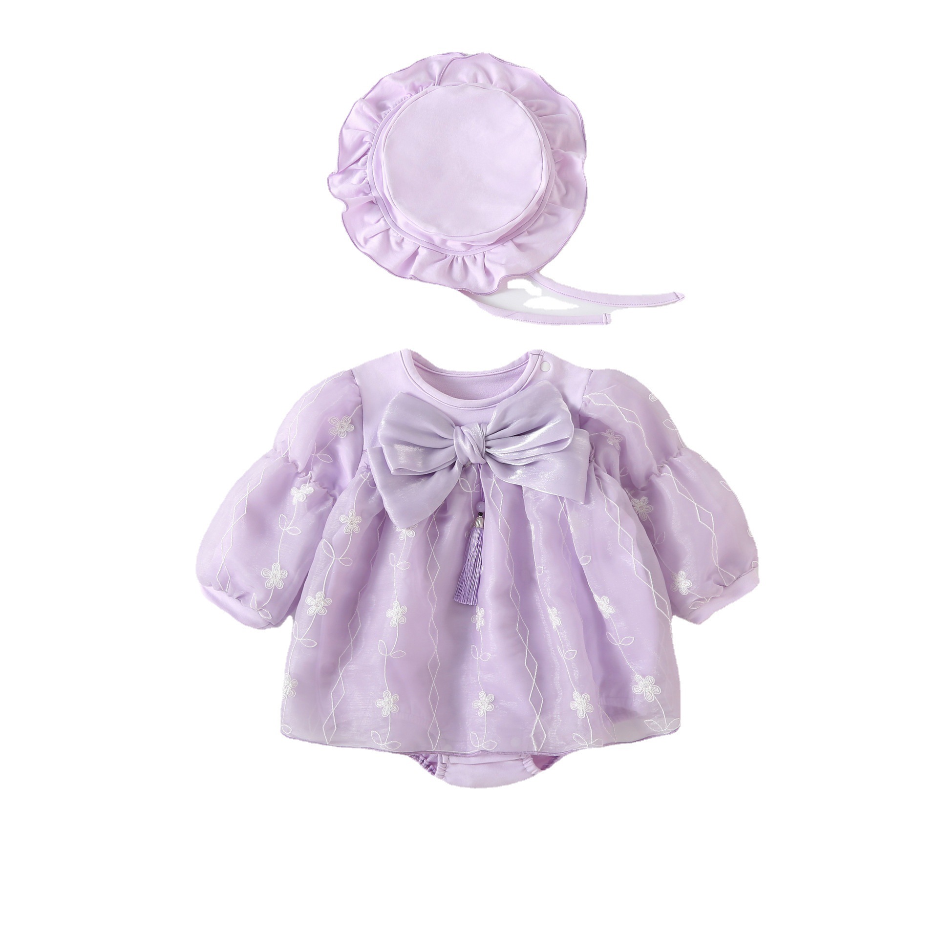 Vestido de niña 2022 ropa de otoño recién nacido bebé mameluco falda infantil mono de una pieza para niños vestido de princesa