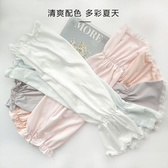 2023 New Summer Ice Silk Sunscreen Sleeve Cover for Women Long Sleeve Lace Breathable Sunshade Cycling Arm Glove Long Sleeve for Men