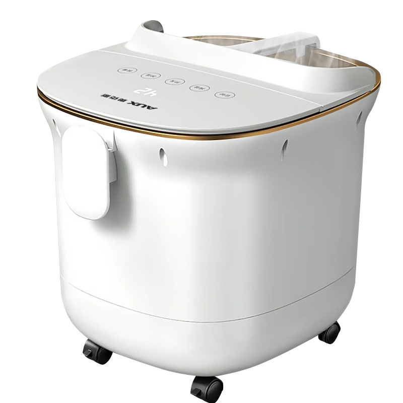 Oaks touch screen foot bath heated constant temperature removable electric massage bucket small foot bath wireless remote control