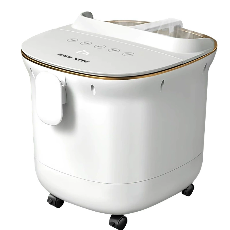 Oaks touch screen foot bath heated constant temperature removable electric massage bucket small foot bath wireless remote control