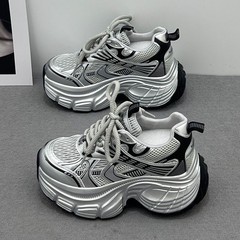 老爹鞋女老爹鞋女小个子2025新款休闲运动鞋春秋款鞋子厚底增高