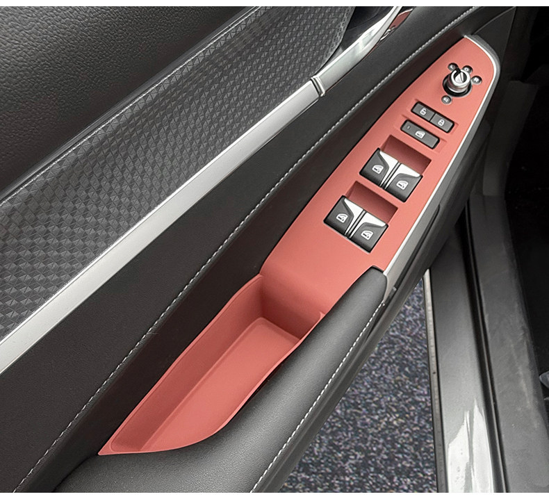 Changan Second and Third Generation Cs75Plus Center Console Gear Shift Silicone Protective Pad, Door Window Button Anti-Slip Mat Modification