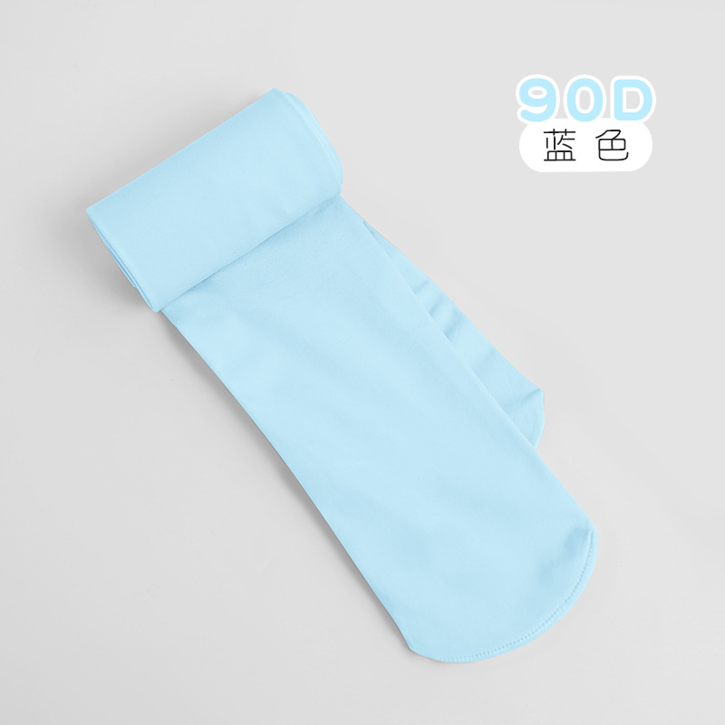 Medias de baile para niñas, leggings largos blancos finos para otoño, pantimedias especiales antidesgarros para práctica.
