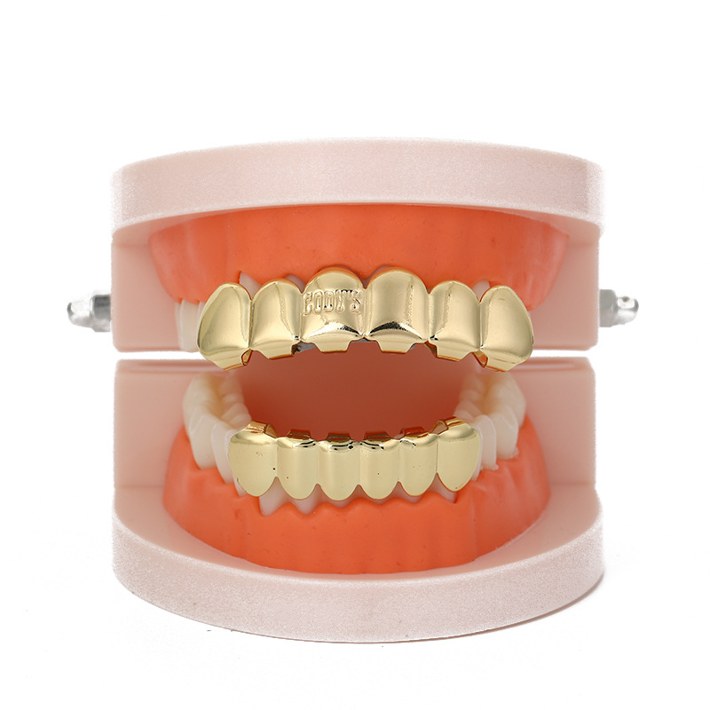 10g Weight Grillz Classification 1 Set Quantity Party, Street Occasion 1 Set Hip-Hop Modern Style Geometric Copper Plating Unisex Grillz