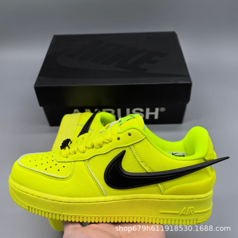 Putian Chunyuan Fuerza Aérea No. 1, campus gris verde para parejas casuales zapatos blancos para hombres y mujeres.