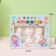 3 Pack Children's Gypsum Painted Toys suit Boys and Girls Handmade DIY Multicolor Graffiti Painted Body Gift