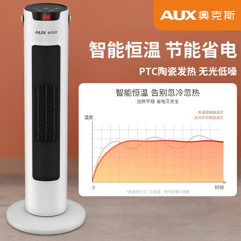 立式取暖器家用暖风机倾倒断电客厅小太阳节能省电浴室烤火炉礼品|undefined