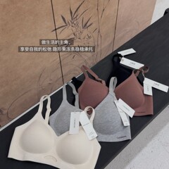 Calnikean 3833 # 酸素運動bra透かし彫りで通気性を集めて、胸が垂れ下がるのを防ぐ美背下着の女性