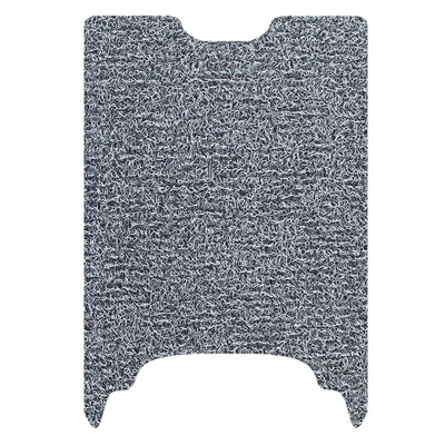 Suitable for Aima Yolo Electric Electric vehicle foot mat - black-and-gray-silk-loop-floor-mats