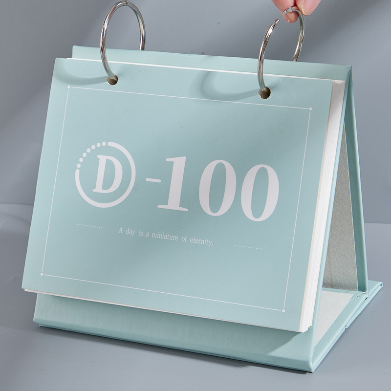 Countdown Calendar for Postgraduate Entrance Exam with Hand-tear Motivational Calendar for High School Entrance Exam 2022 Creative Weekly Plan Book 100 Days Reminder Card