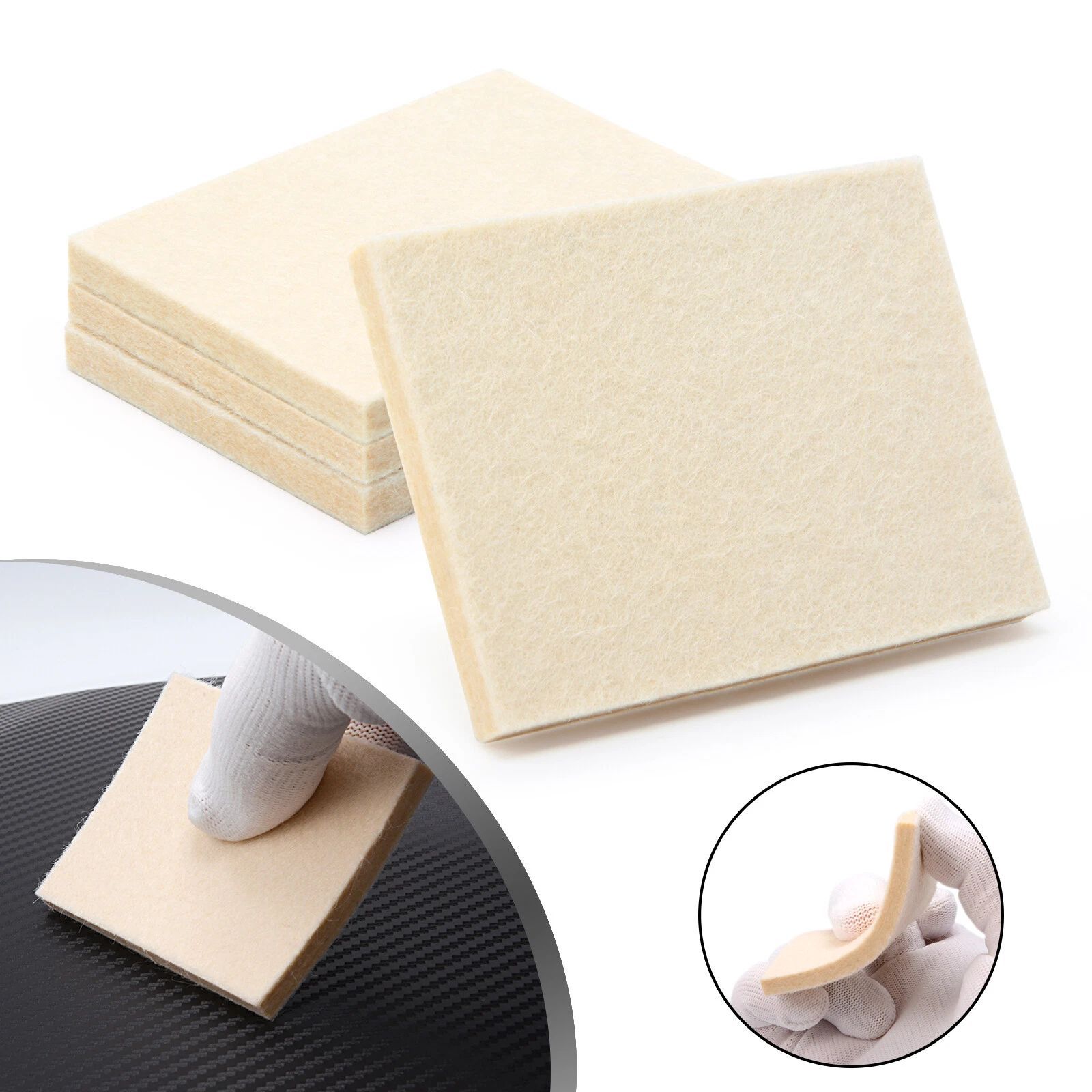 Wool Felt Squeegee Car Window Tint Tool Vinyl Wrap Applicator