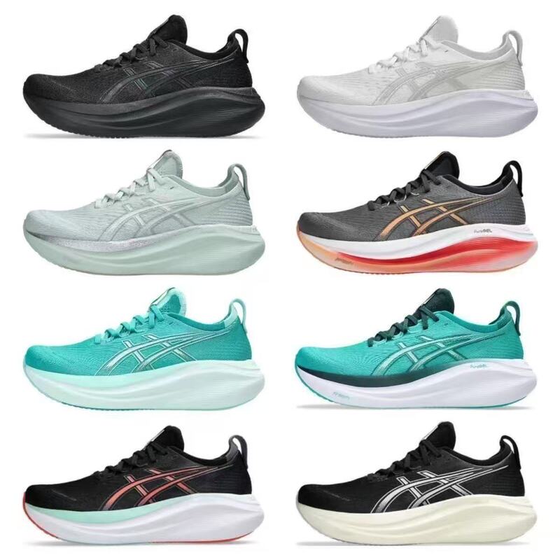Putian Gel-Nimbus27 Sports Shoes for Men and Women, Cushioning and Rebound Couple Jogging Shoes, Breathable N26 Running Shoes for Women