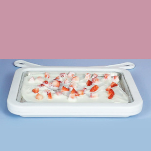 Wholesale Fried Yogurt Machine Household Ice Cream Machine Small Unplugged Fried Ice Machine 304 Stainless Steel Fried Ice Tray for Kidsren