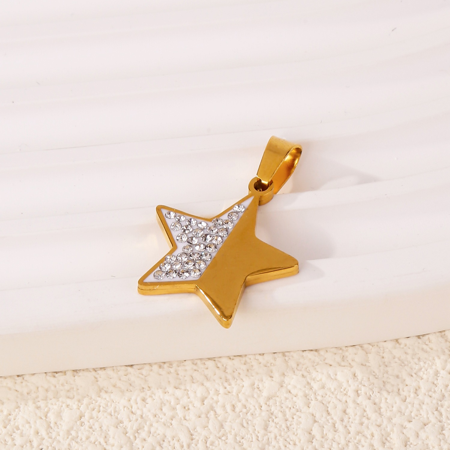 1 Piece Ig Style Star Moon Stainless Steel Plating Jewelry Accessories display picture 3