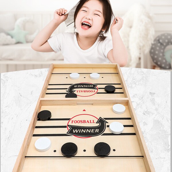 Wooden table fighting interactive smart toy for double for hand-eye…