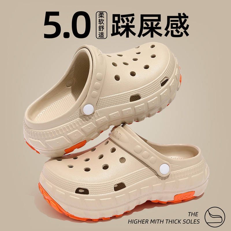 Medical Operating Room Slippers Men's Summer Outer Wear Clogs 25 New Anti-Odor Anti-Slip Arch Support Without Tired Feet