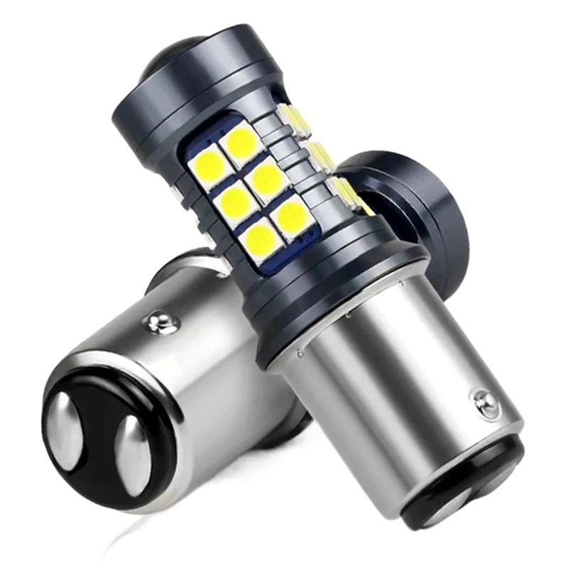 Car Led Reversing Light Brake Light 27Smd 3030 1156 1157 7443 7440 T15 12-24V