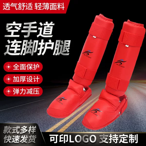 Universal Karate Leg Guard Foot Guard Karate Ankle Guard Leg Guard Training Shin Guard Leg Guard Foot Guard