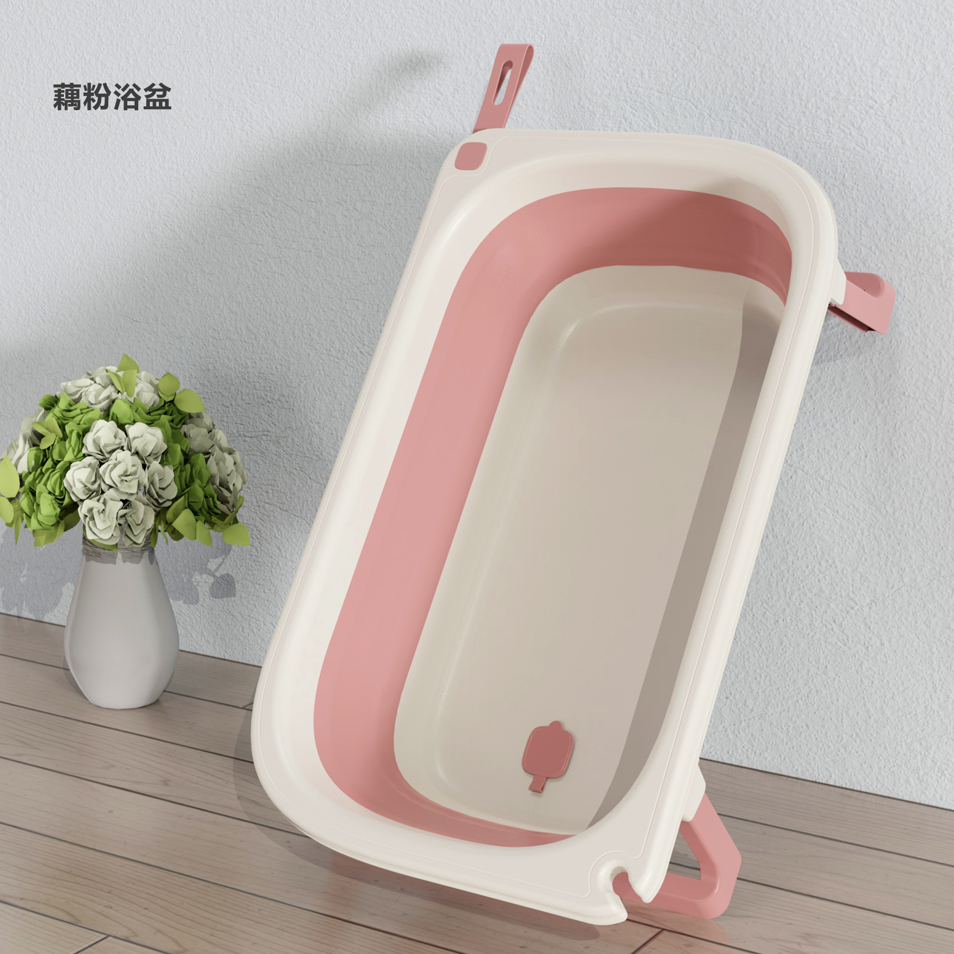 Bañera de baño para bebé bañera plegable bañera para niños soporte de mentira Cubo de baño universal de gran tamaño alargado bebé recién nacido suministros