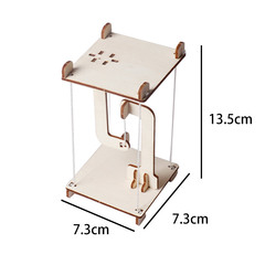 Children's Science Experiment Handicraft Small Invention Puzzles with Cable-Strung Structure DIY