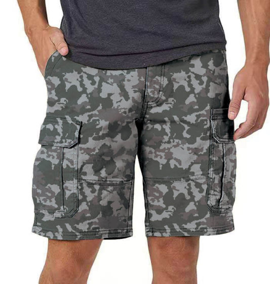 2021 Amazon Hot Selling New Men's Pocket Casual Overalls Pants (10-color 9-yard spot)