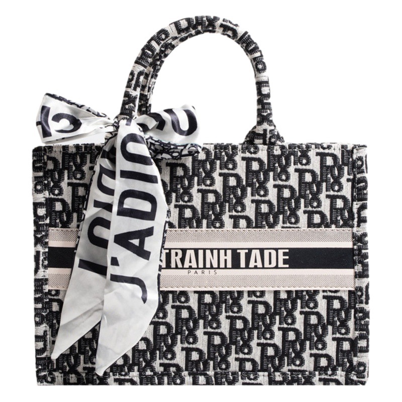 Bolsa de mano tipo satchel al por mayor de Baigou para mujer 2025 nueva moda europea y americana con letras impresas de gran capacidad.