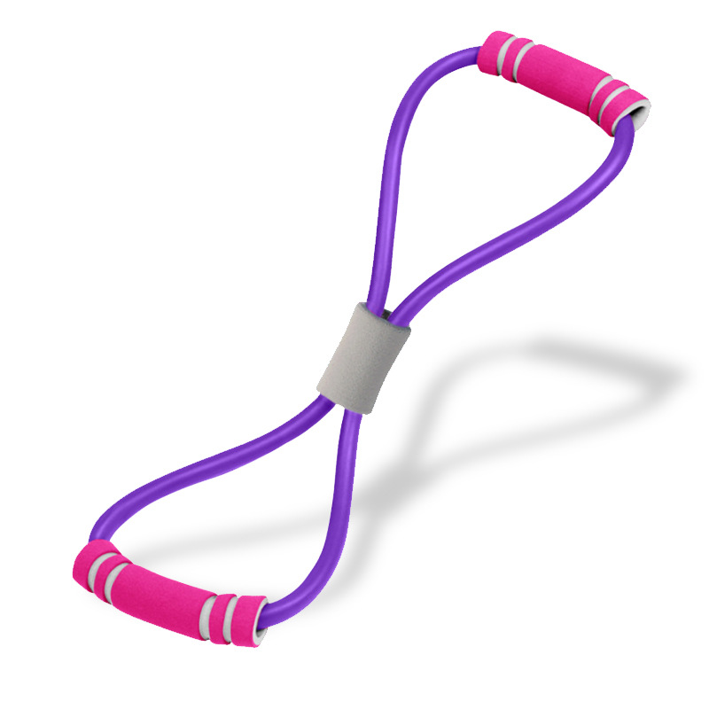 Dispositivo de tensión de 8 palabras en casa fitness banda elástica equipo de yoga hombro abierto femenino belleza espalda artefacto Dispositivo de estiramiento cuerda delgada