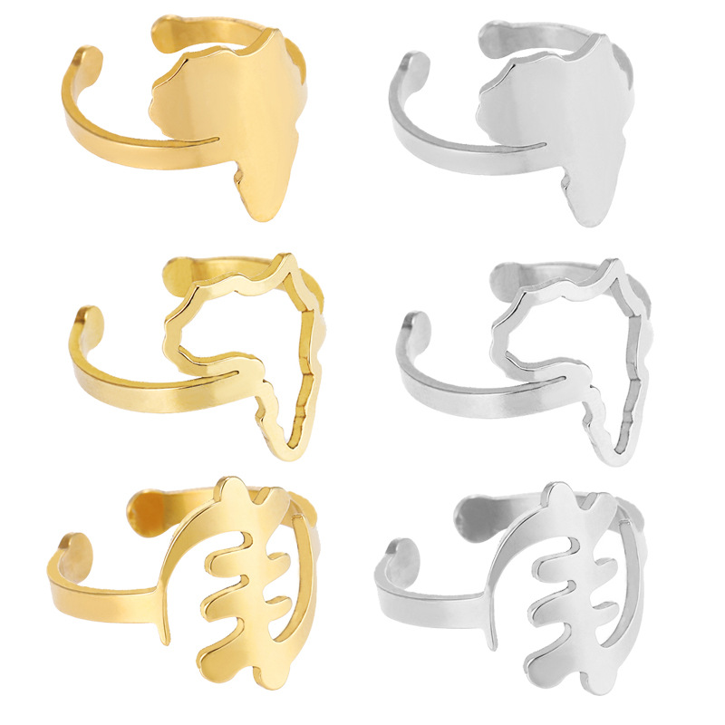 5g Weight 0.03µm Gold Plating Thickness Electroplating Gold Plating Process 18K Gold Plated Plating Material Open Ring Classification Daily Occasion 201 Stainless Steel Material Geometric Pattern Women'S Gender Simple Style Style Plating Craft Water Plating 18K Gold Plated Geometric 201 Stainless Steel Simple Style Open Ring 7