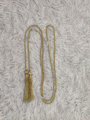AB085 belt, the belt material is gold thread wrapped cotton, length 1.7m (including the tongue), weight 0.2kg