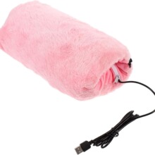USB手电暖手筒生日礼物法兰绒充电加热暖手宝冬季寒冷