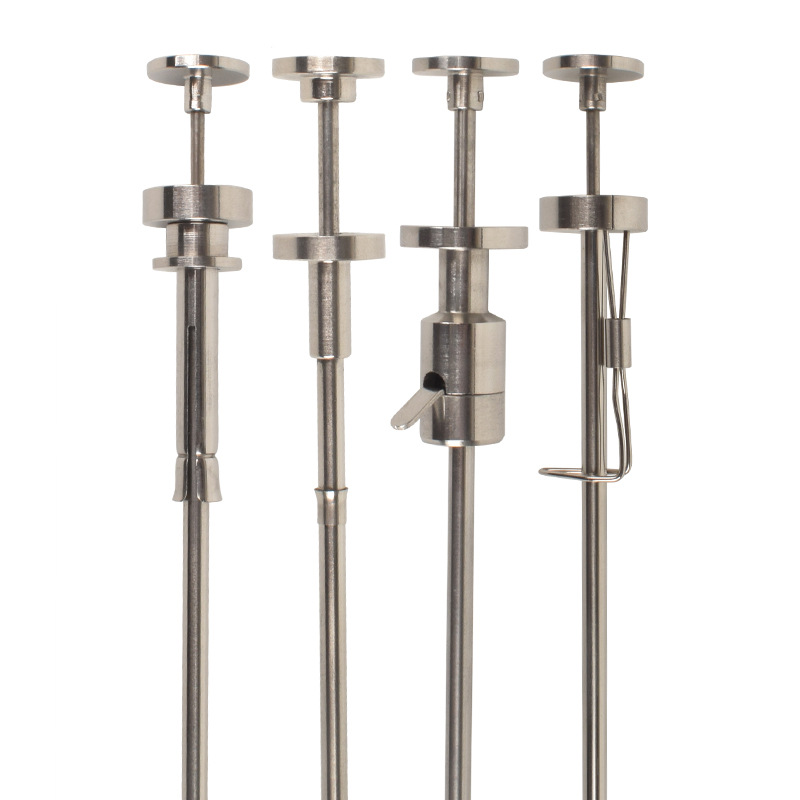 Pistola de transfusión de esperma de acero inoxidable para vacas, pistola de inseminación artificial para vacas, aguja de transfusión de esperma para vacas