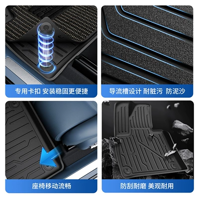 Tpe Car Floor Mats, Modelə uyğun ayaqaltı