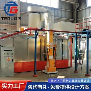 Hardware Electrostatic spraying equipment supermarket shelf coating equipment storage shelf plastic spraying assembly line plastic spraying production line