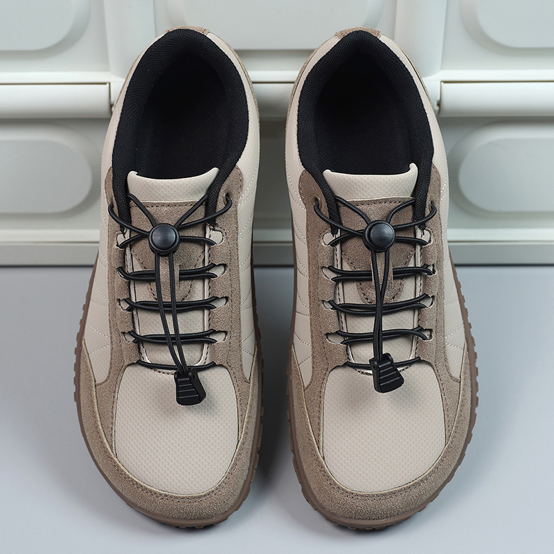 Cross-Border New Wide-Toe Hiking Shoes, Lace-Free Outdoor Sports Shoes for Men and Women, Non-Slip Wide-Last Barefoot Shoes, Casual Shoes