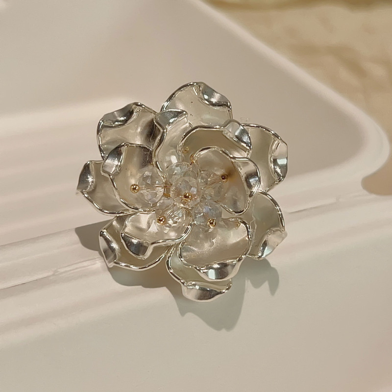 韓国ゼリーシューズフラワーイン夏の新しいニッチライト高級ジュエリーホールシューズアクセサリー diy 装飾バックル靴バックル|undefined