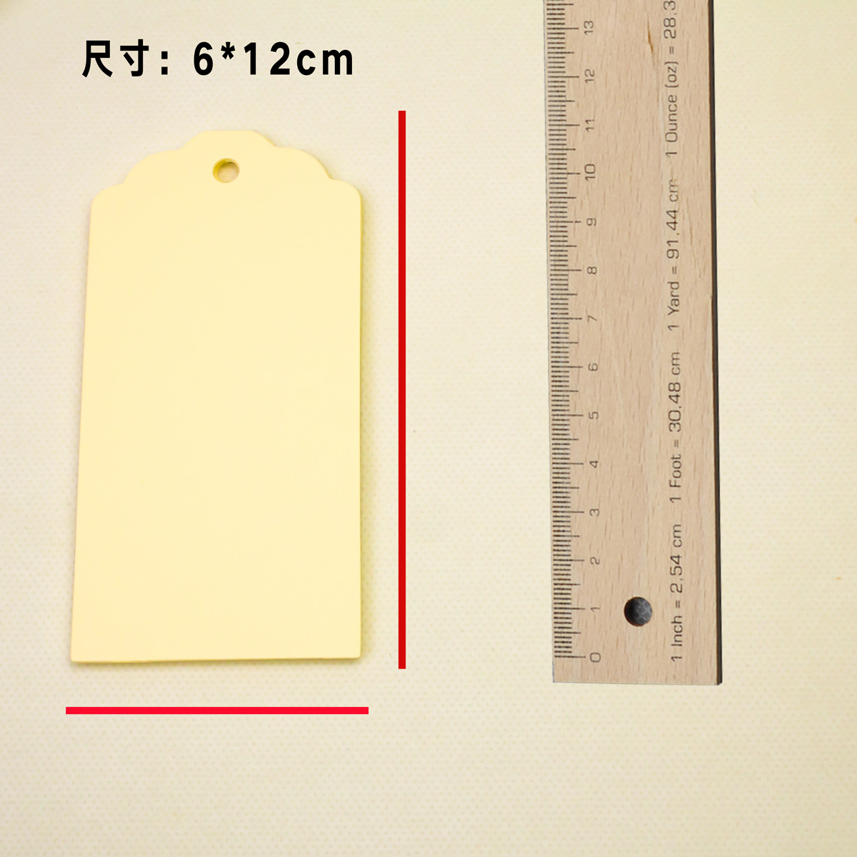 Etiqueta Colgante en Blanco para Ropa y Equipaje