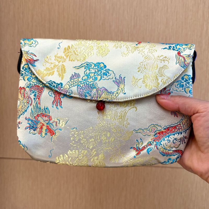 レディースバッグ、レディース高級クロスボディバッグ、新しい国民風刺繍花柄収納バッグ、化粧品バッグ、ショルダーバッグ|undefined