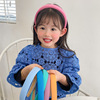 Children's sponge headband, hair accessory, city style, simple and elegant design
